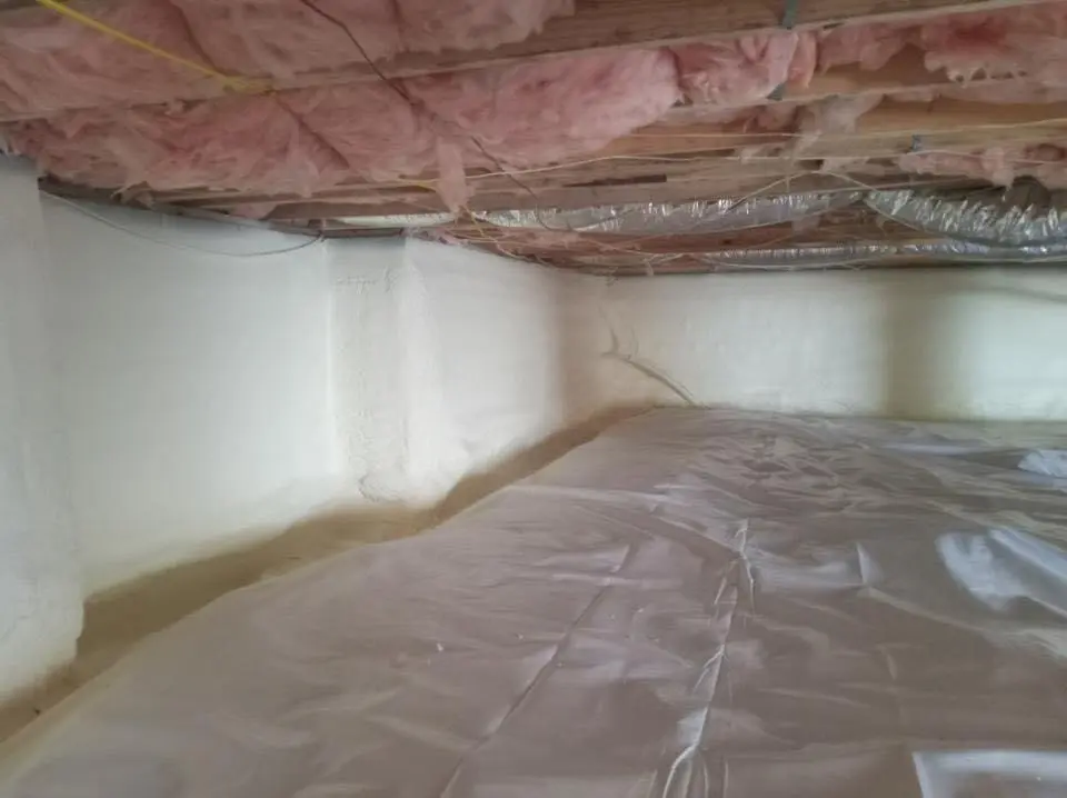 Crawl space encapsulation with closed-cell spray foam for Spray Foam Roofing in Victorville